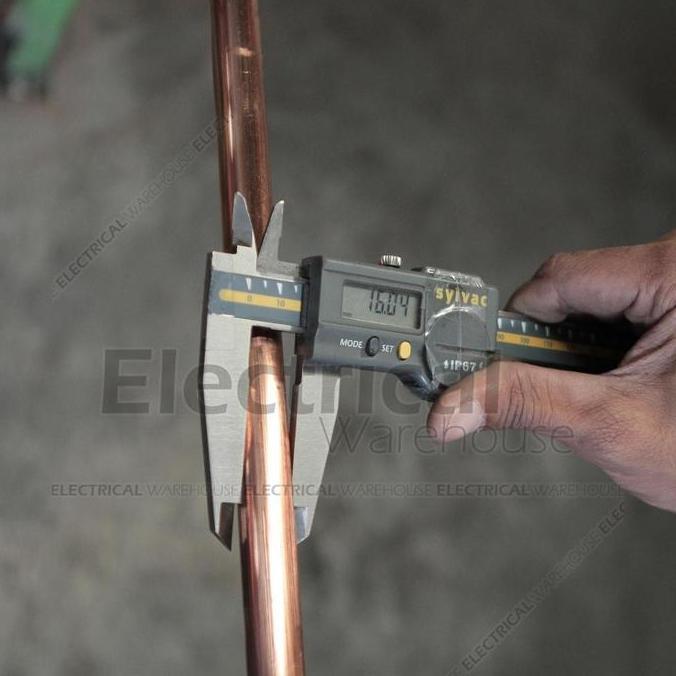COPPER ROD 5/8 inch Full 16mm 3 meter ( GROUND, GROUNDING TEMBAGA 3m)