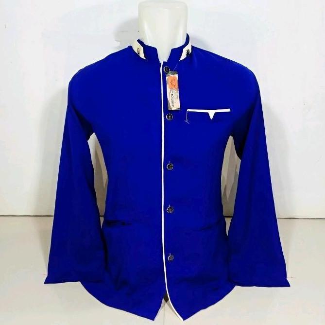 Jasko Koko Dewasa 2025 Hitam Lengan Panjang Koko Jumbo Ukuran Bsize Kain Tebal Lembut Jasko Pria Tre