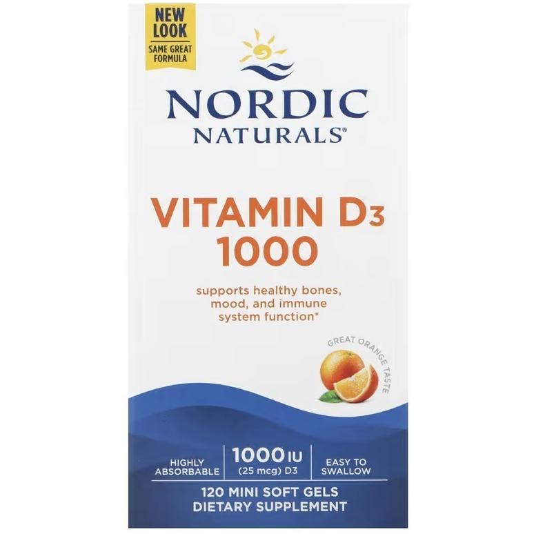 Nordic Naturals Vitamin D3 1000 120 Soft Gels