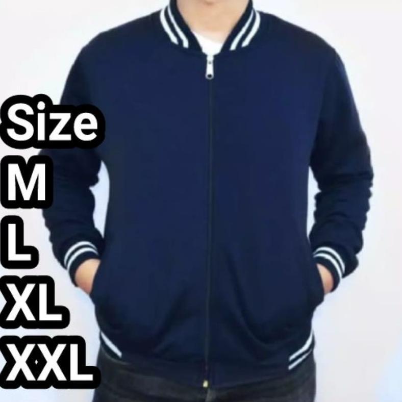 PREMIUM jaket switer baseball pria wanita size M.L.XL.XXL.XXXL