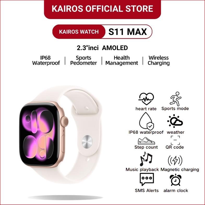 HOT SALE Kairos Smartwatch S11 Max with 2.3" HD AMOLED GPS NFC Waterproof Bluetooth Call Jam Smartwa