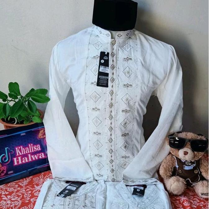 Baju koko jumbo pria jaguar hasgradini lengan panjang Muslim