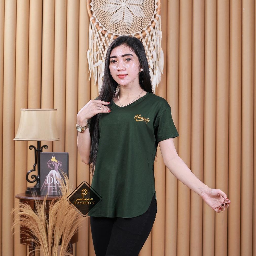 garansi kaos oversize size xxl/kaos wanita lengan pendek/kaos wanita oval belah samping/kaos spandek