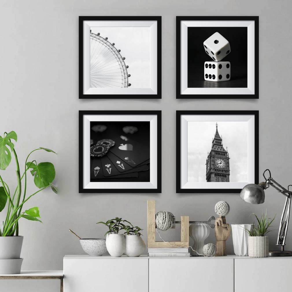 new hiasan dinding hitam putih retro vintage pajangan musik poster band kamar aesthetic