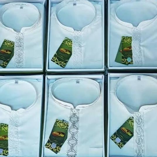 BAJU KOKO ATLAS LENGAN PANJANG GROSIR - BAJU MUSLIM ATLAS -BAMUS ATLAS