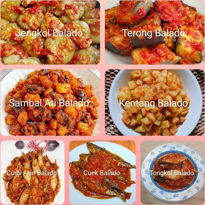 KABINEN_BONE - LAUK BALADO TERONG CUE TONGKOL KENTANG ATI AMPELA JENGKOL BALADO MURAH
