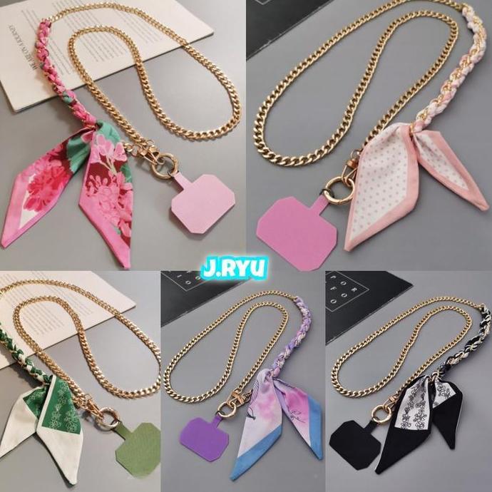 Mirnakolehson - JRYU PREMIUM Tali gantungan Rantai Panjang import tali Gantungan HP tali Gantugan ta