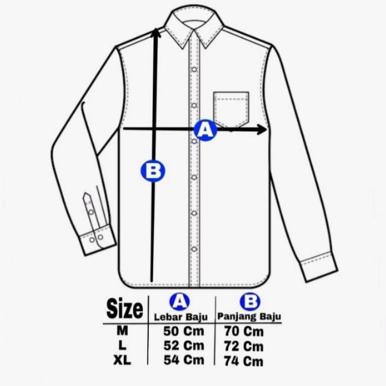 PAKET HEMAT [M-XXXXXL] Kemeja pria Premium Kemeja Pria Lengan Panjang Slimfit Kasual Polos