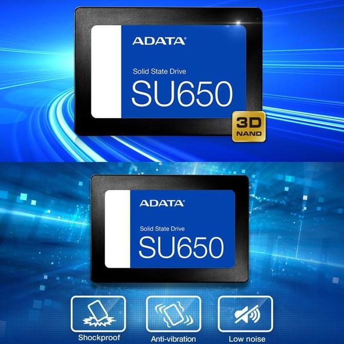 TERBARU - SSD Adata SU650 256GB - Sata 3 2,5" - SSD 256GB Adata SU650