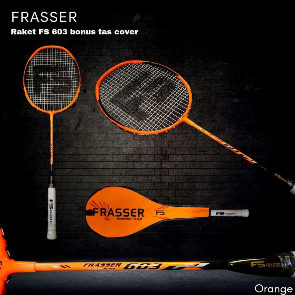 BESTPROMO Raket Badminton Raket Bulutangkis Bonus Tas Full Cover FS 603