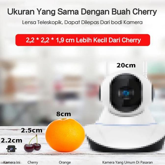 Murah Xihancam Cctv Mini 3Mp Spy Cam Wifi Hidden Kamera Mini Cctv Kecil Tersembunyi Tanpa Kabel Kone