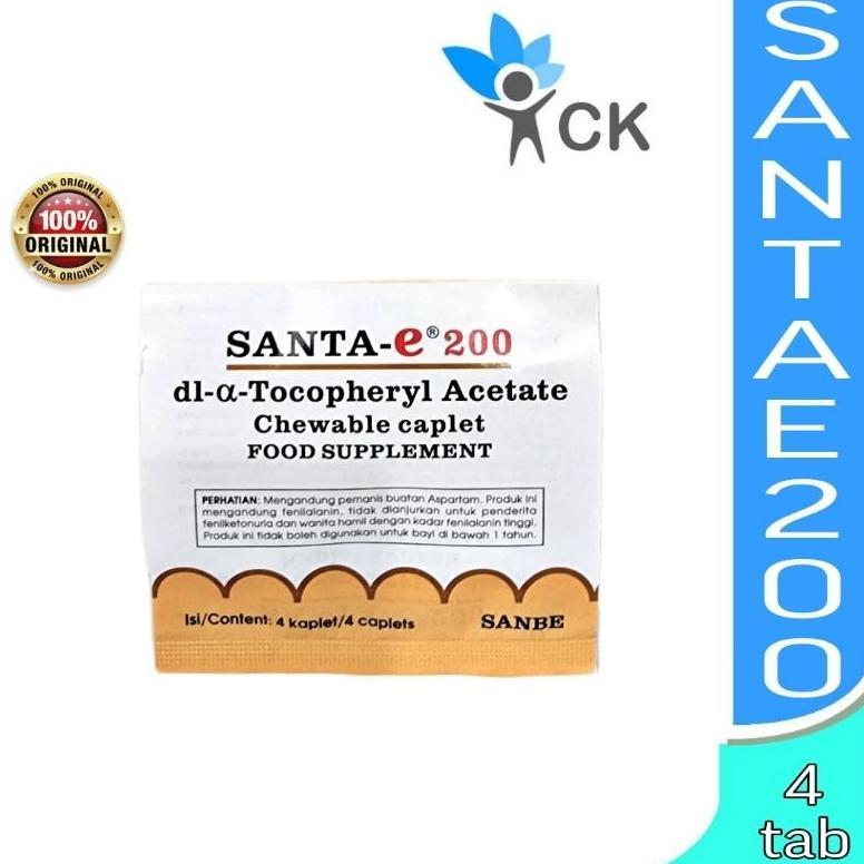 SANTA-E 200 MG STRIP @ 4's