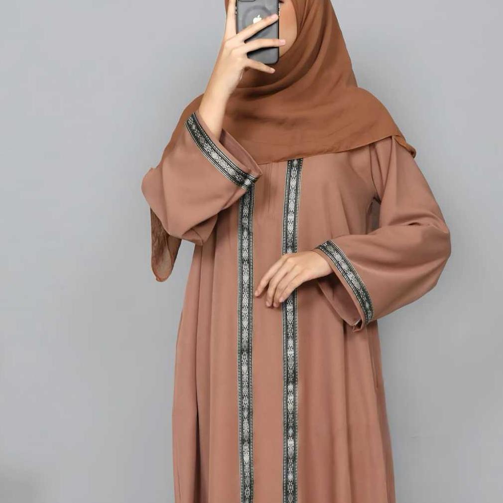 Discount PROMO Gamis Abaya Madinah Renda Bordir Premium