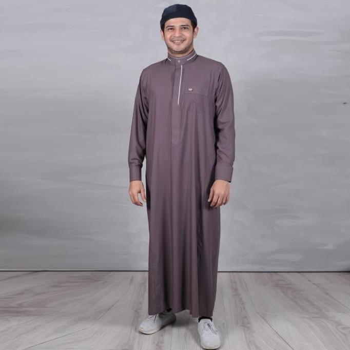 Qori Apparel Jubah / Gamis Premium Nuqadah Al Asadi (Lengan Manset) NUQ-2