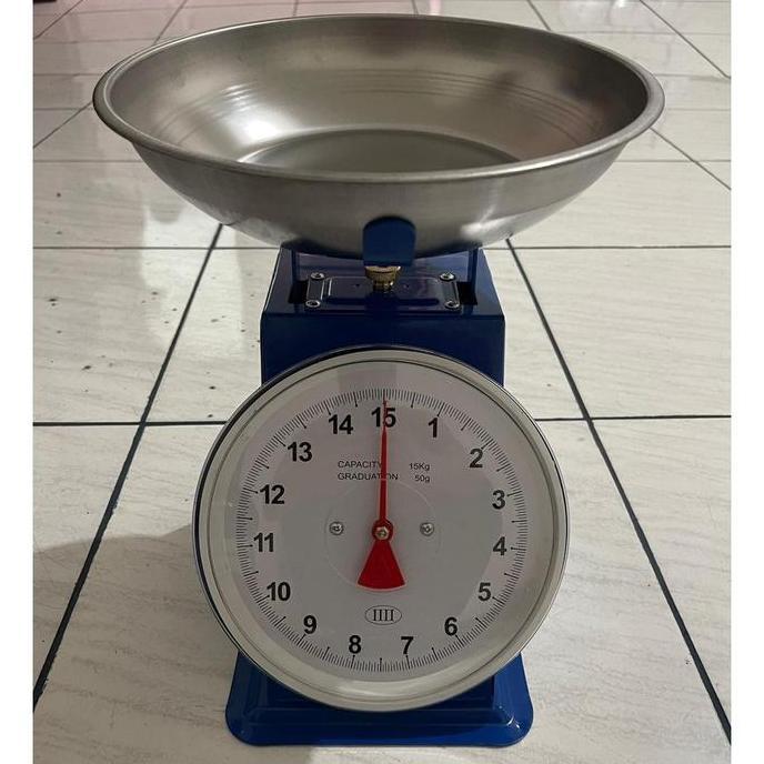 TIMBANGAN DUDUK / Timbangan Jarum / 10kg + 20kgTimbangan Besi Duduk 10 kg Timbangan Buah / Kue /Dapu
