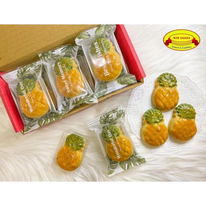 Nastar Taiwan Nanas Jumbo Wincakes (Isi 6) - Kue Kering Nastar - Makanan Ringan kuker kiloan FA