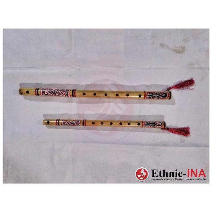 Sulim / Suling / Seruling Batak Toba Dengan Ornamen Kualitas Terbaik Harga Termurah
