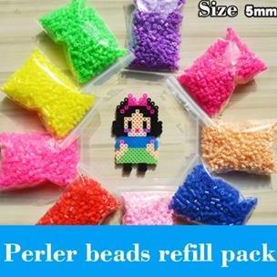 5.5 mm Perler Beads Refill Pack 24 Color Hama Beads Refill Beads 1000