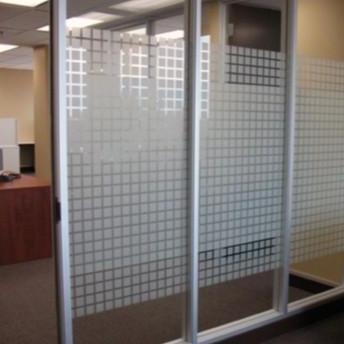 Stiker kaca glass sticker sandblast sunblast lebar 90cm motif kotak