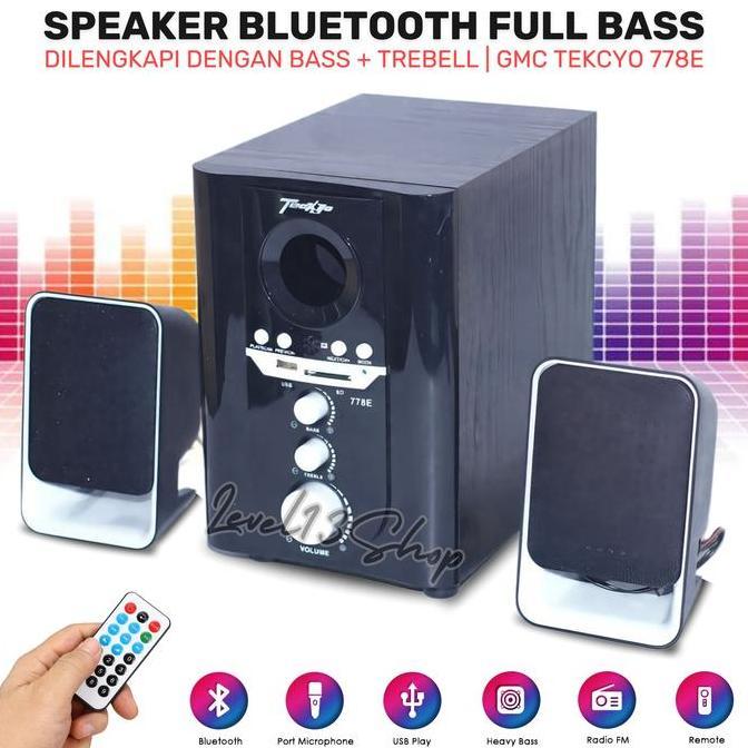 Speaker Aktif RINREI SR 878 F  / SR 878 E / 778E Audio Multimedia 2.1 Super Woofer Bluetooth Super B