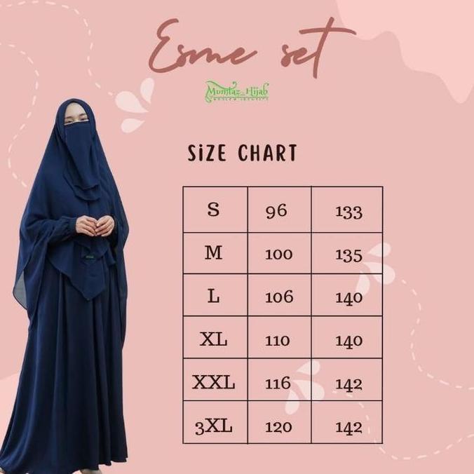 Mumtaz Esme Set Gamis Khimar