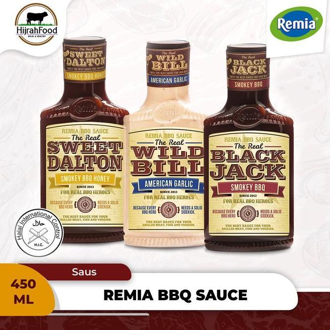 Remia Saus Smokey BBQ / Smokey BBQ Honey / American Garlic BBQ Sauce