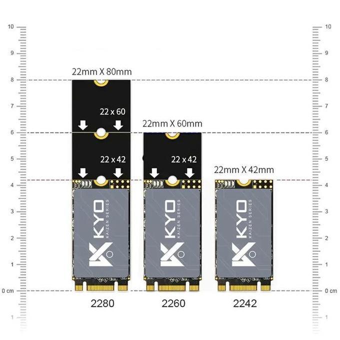 Saverain- Ssd Kyo Kaizen M.2 Sata 256Gb 2242 2260 2280 Ssd M2 Sata