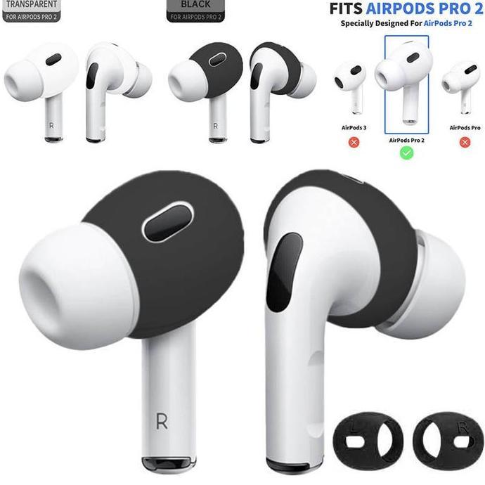 Silicone Case Cover Earbuds for Airpods Pro 2 - for Apple Airpods Pro Gen 2 - 2pcs Left and Right Ap