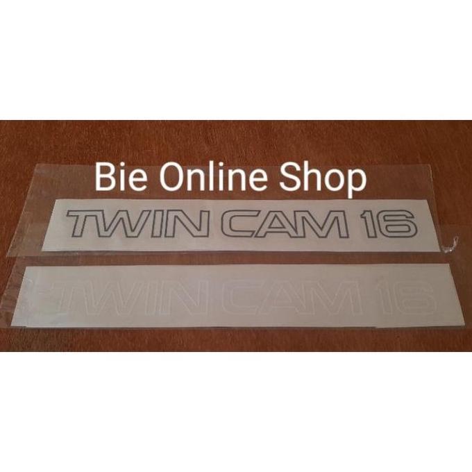 Promo 2PCS STICKER PINTU COROLLA TWINCAM AE92 EE90 (BUKAN CUTTING STICKER) Diskon