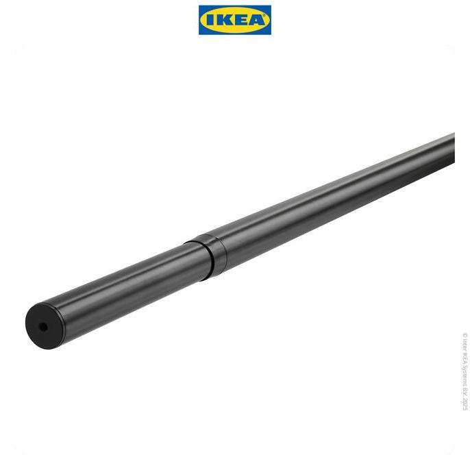 Ikea Hugad Batang Tirai Gorden/Jendela Adjustable 120-210Cm Logam