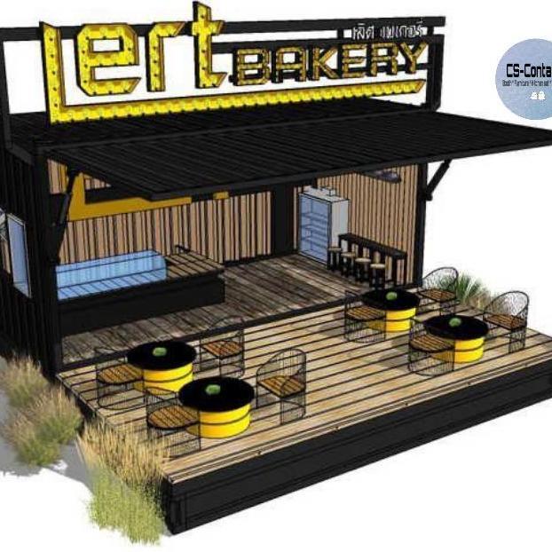 Terlaris Booth Kontainer Cafe Custom Design #228
