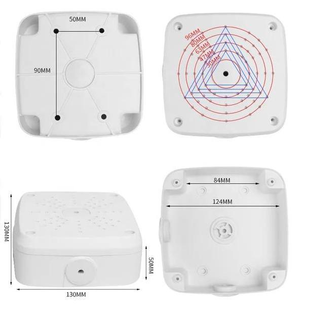 Amanbanget- Duradus Cctv Outdoor Indoor Junction Box Cctv Outdoor Indoor Tebal Putih