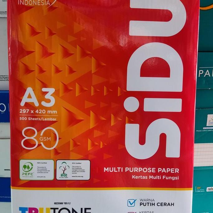 Lansungkirim- Kertas A3 80 Gram Sidu