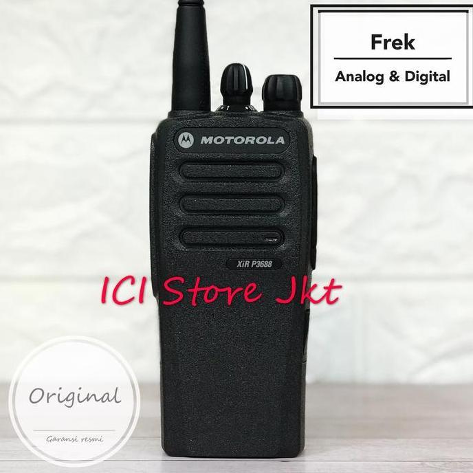 Radio HT Motorola XIR P3688 Analog / Digital (Original/Garansi Resmi) Walkie Antena terlaris