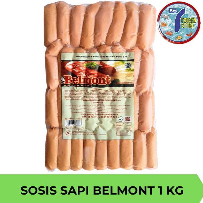 Sosis Sapi Belmont Breakfast kemasan 1 kg