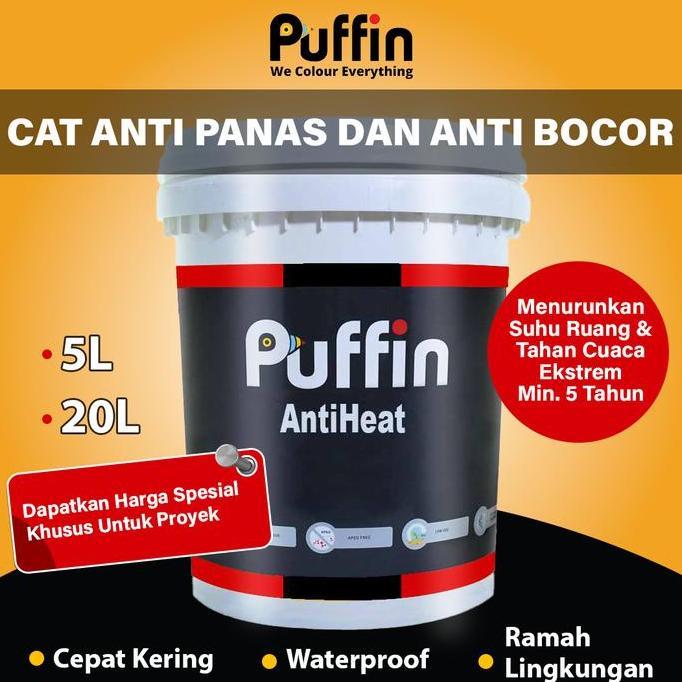 Cat anti panas bocor Puffin AntiHeat cat penolak panas terlaris