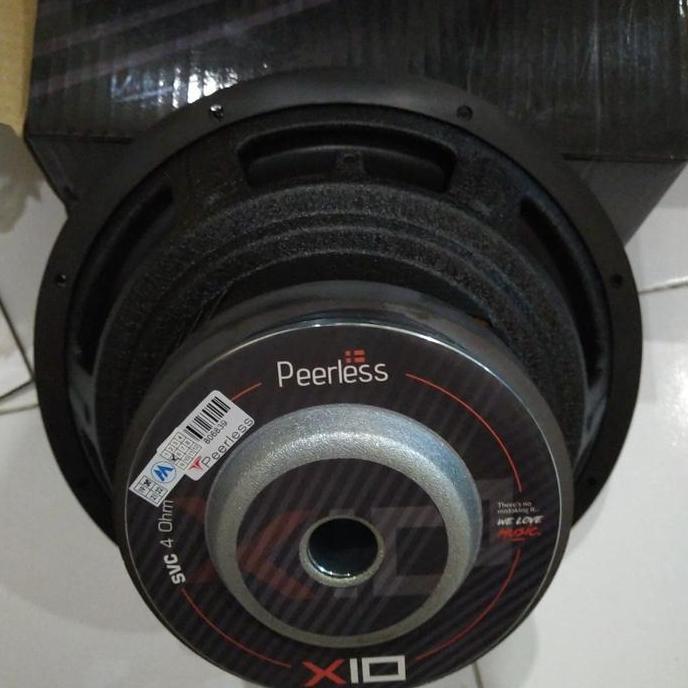 Promo subwoofer peerless x10 super magnet 4 ohm Diskon
