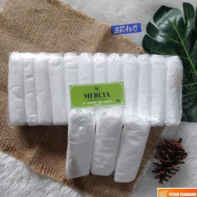 (1 LUSIN) HEDONA Celana Dalam Sekali Pakai Hedona Wanita Hedona Pria Hedona Putih Hedona Hitam CD Da