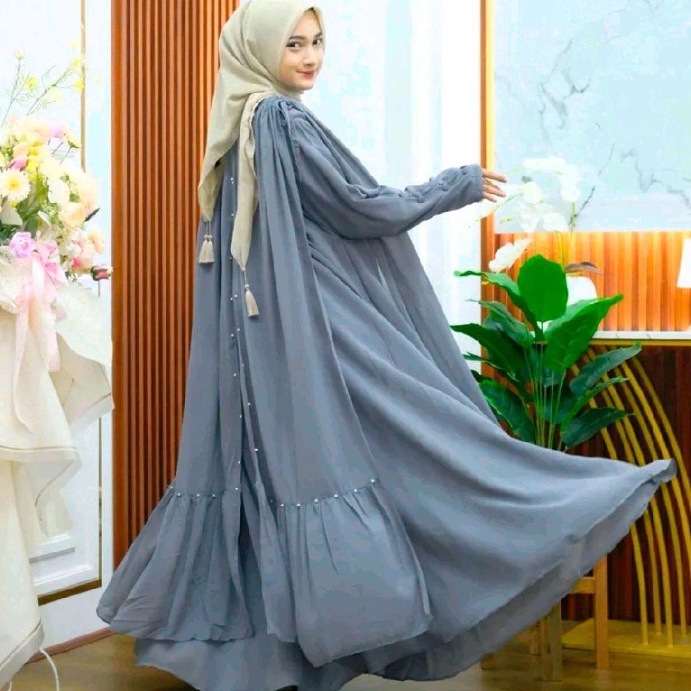 KUALITAS SUPER ANUM PREMIUM SERIES SHAFIRA SET ABAYA MATT.CERUTY ARMANY COCOK UNTUK KONDANGAN DAN SY