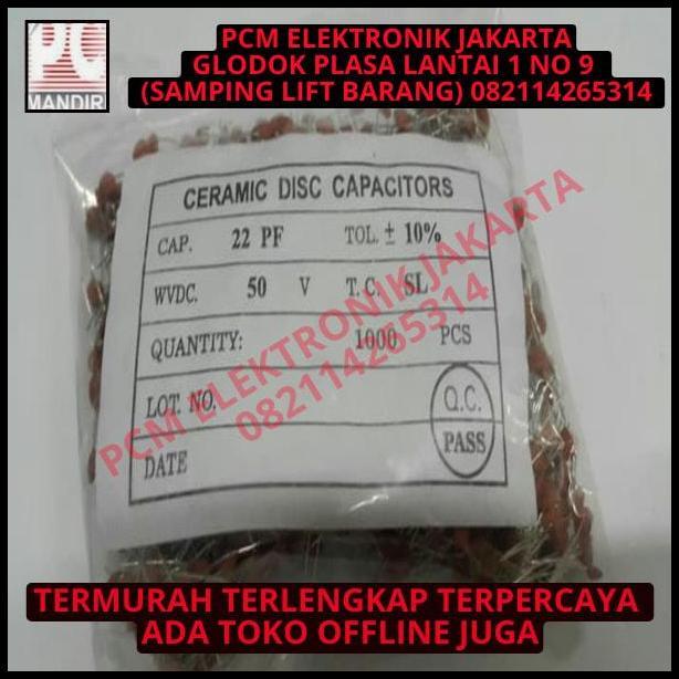 TERBARU KAPASITOR CAPACITOR KERAMIK CERAMIC 301 300PF 300 PF 50V PER 1000PCS 