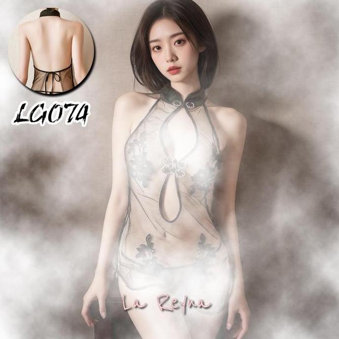 Lareyna Set Lingerie + CD y Fantasy Cheongsam Shanghai Terawang LG074