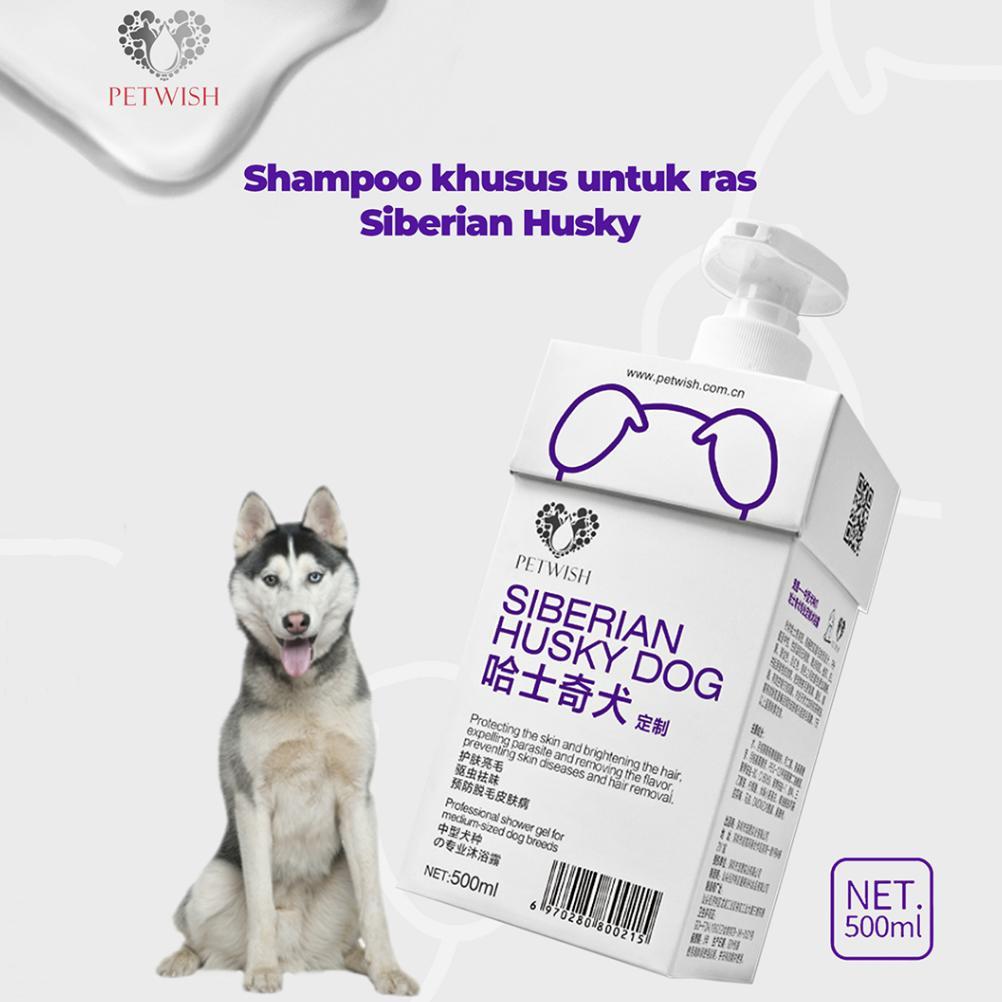 [FX] Petwish Shampo Anjing 500ML - Siberian Husky - Dog Shampoo