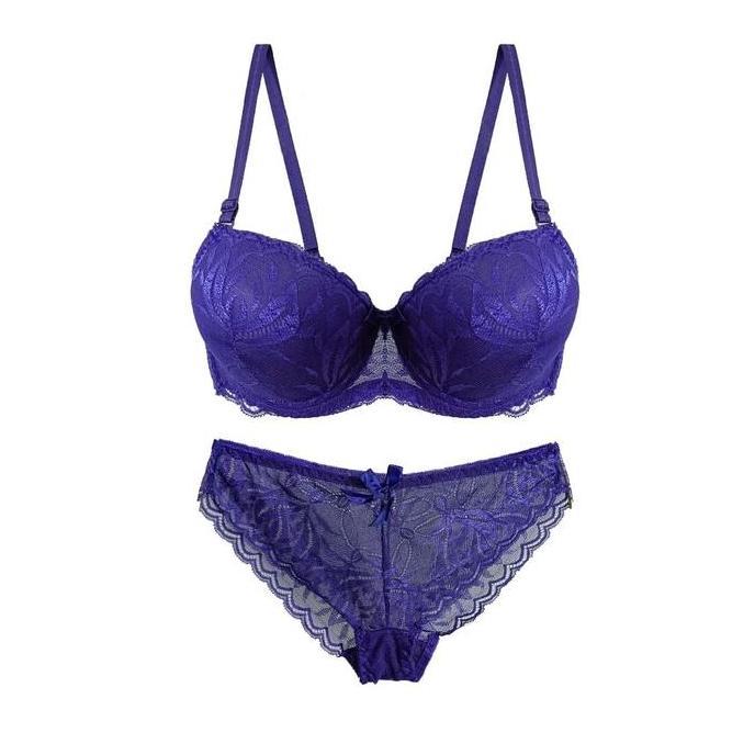 Bra Set//,pakaian dalam wanita impor Quality ,bahan breda,tali bisa di atur Bh Setelan Motif spandek