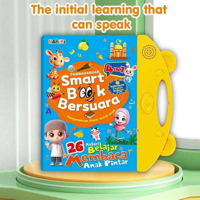 DILAASELLER78 - EBOOK EDUKASI 4IN1 BAHASA ELEKTRONIK WARNA BIRU TERANG 4 BAHASA INGGRIS MANDARIN IND