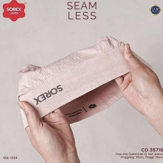 Sorex - CD/Celana Dalam Wanita Dewasa Sorex 35716  Cd Sorex Rajut High Waist Semi Korset Lembut Nyam