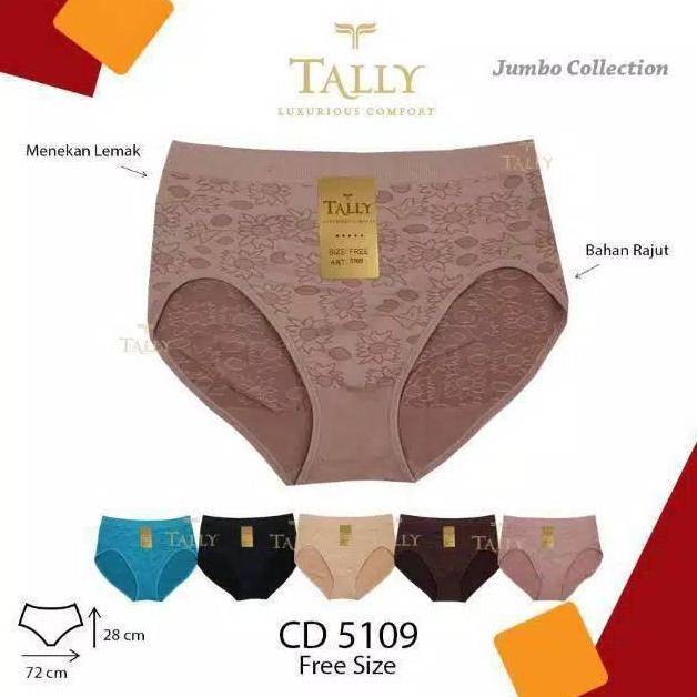 TALLY Cd Rajut 5109 Body Stretch Jumbo Wanita Motif Nyaman
