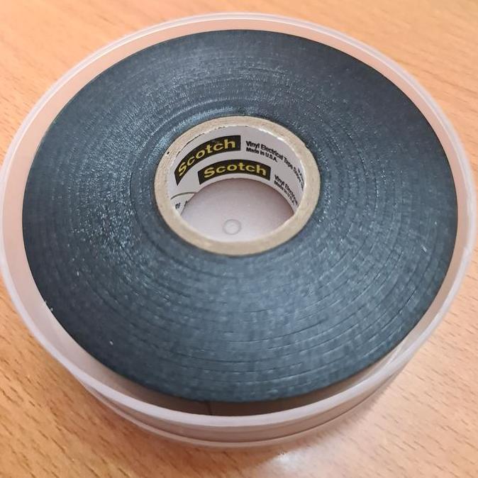 Bisaaja- 3M Scotch Super 88 Vinyl Tape Hitam