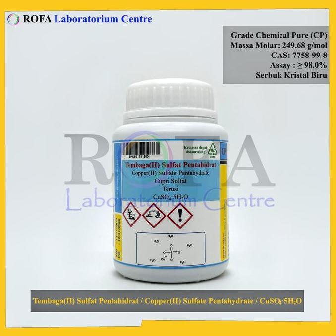 Tmn- Tembaga(Ii) Sulfat Pentahidrat / Copper(Ii) Sulfate Pentahydrate / Terusi / Cuso4.5H2O Serbuk C