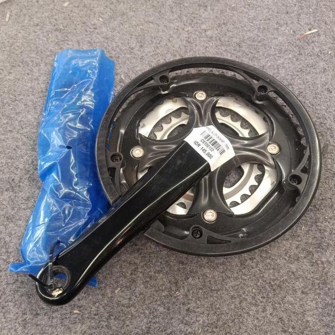 Crank sepeda Prowheel Taiwan Alloy 28/38/48T arm 170mm import