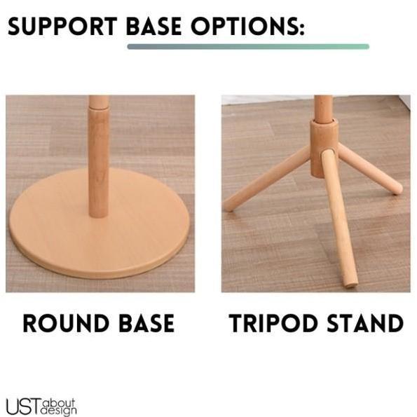 Stand Hanger Kayu Gantungan Baju Tas Gantungan Berdiri Multifungsi